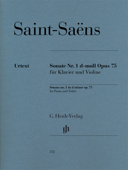 Sonate pour piano n° 1 ré mineur op. 75 pour piano et violon
