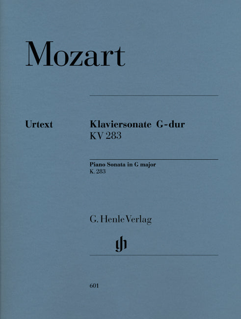 Sonate pour piano Sol majeur K. 283 (189h)