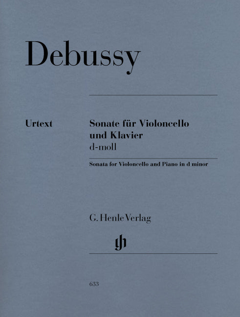 Sonate pour piano pour violoncelle et piano ré mineur