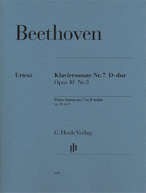 Sonate pour piano n° 7 Ré majeur op. 10,3