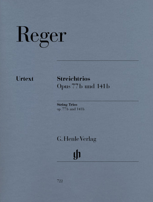Trios à cordes la mineur op. 77b et ré mineur op. 141b