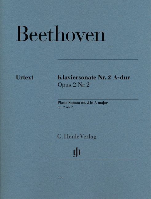 Sonate pour piano n° 2 La majeur op. 2,2