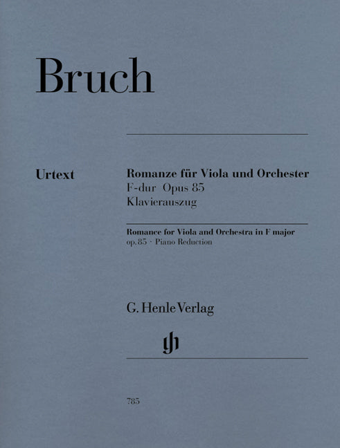 Romance pour alto et orchestre Fa majeur op. 85