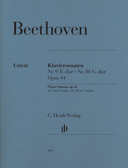 Sonates pour piano op. 14