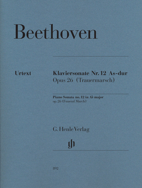 Sonate pour piano n° 12 La bémol majeur op. 26