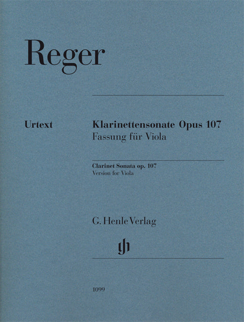 Sonate pour clarinette op. 107