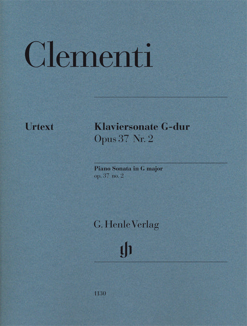 Sonate pour piano Sol majeur op. 37 n° 2