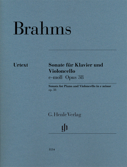 Sonate pour piano et violoncelle mi mineur op. 38