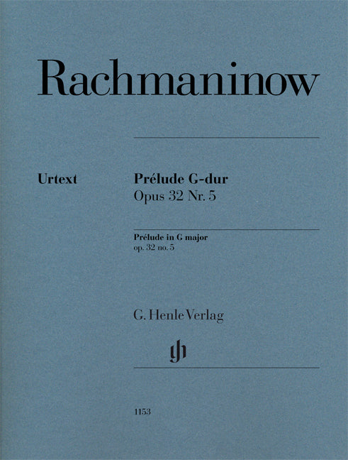 Prélude Sol majeur op. 32,5