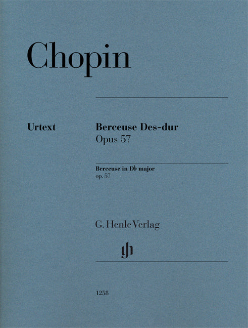 Berceuse Ré bémol majeur op. 57