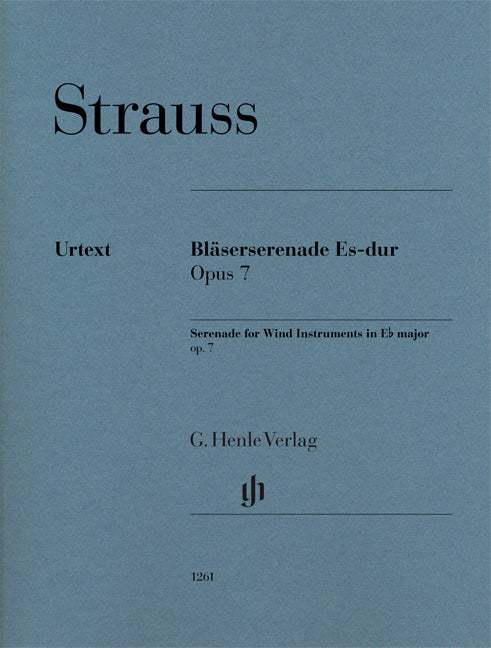 Serenade pour instruments à vents Mi bémol majeur op. 7