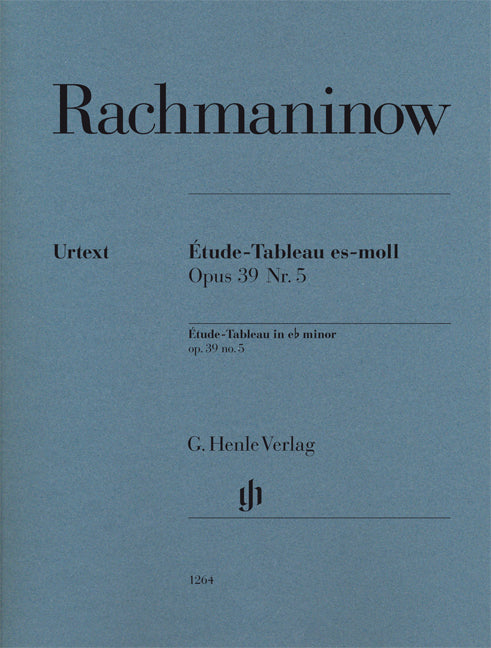 Étude-Tableau en Mi bémol mineur op. 39 n° 5