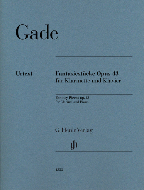 Fantasiestücke op. 43 pour clarinette et piano