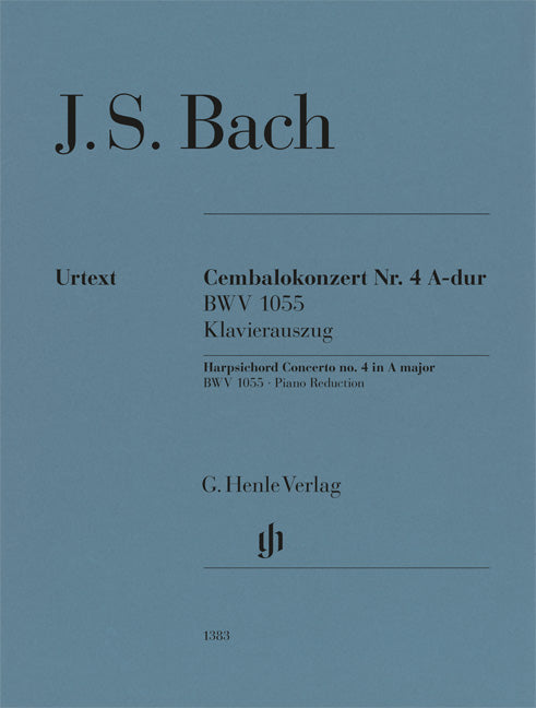 Concerto pour clavecin n° 4 La majeur BWV 1055