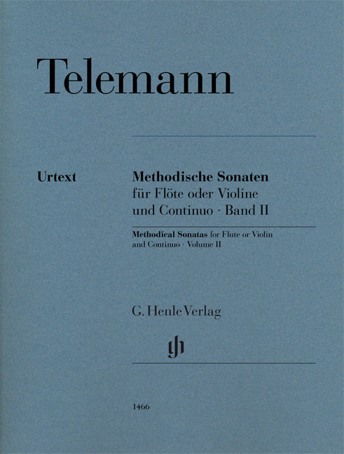 Sonates méthodologiques pour flûte or violon et Continuo volume II