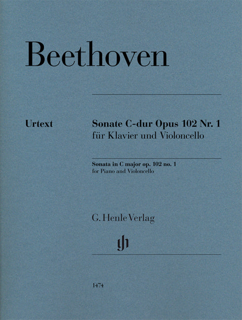 Sonate Ut majeur op. 102 n° 1 pour piano et violoncelle