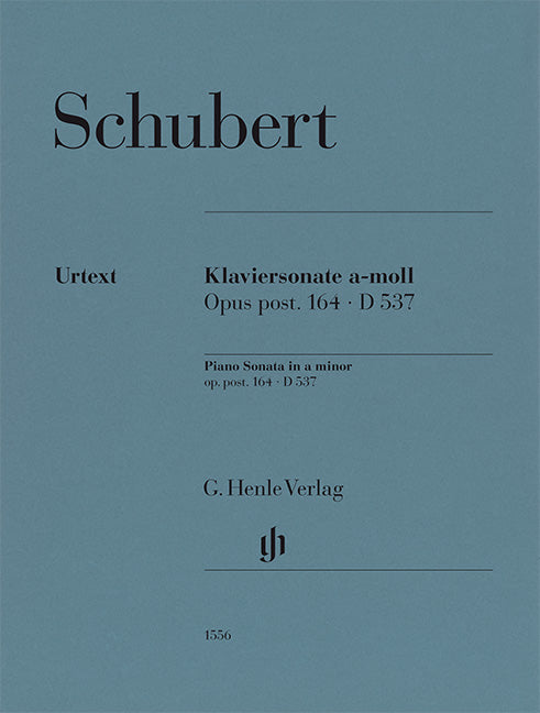 Sonate pour piano la mineur Opus post. 164 D 537