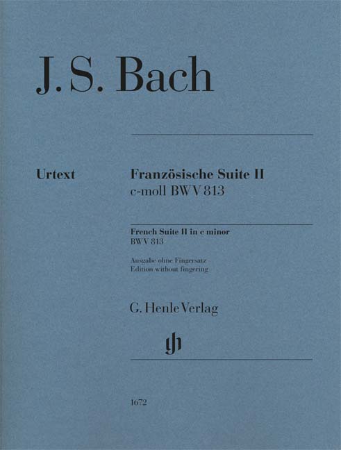 Suites françaises 2 ut mineur BWV 813