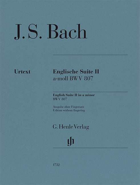 Suite anglaise II la mineur BWV 807