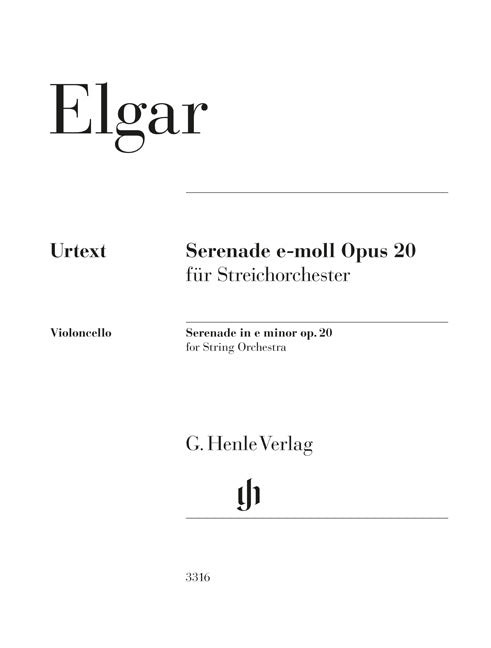 Serenade mi mineur op. 20 pour orchestre à cordes