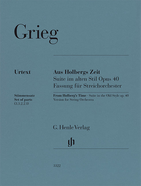 Au temps de Holberg op. 40