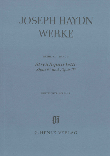 Quatuors à cordes op. 9 et op. 17