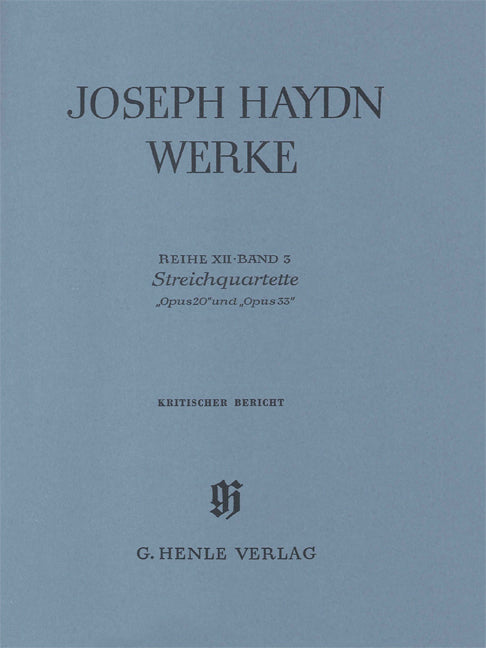 Quatuors à cordes op. 20 et op. 33