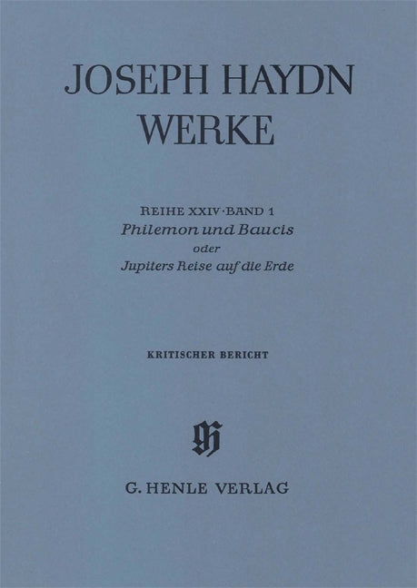Ser. 24, Vol. 1 | Philemon und Baucis - opéra de marionnettes allemand
