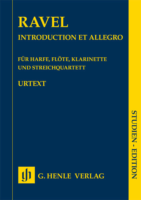 Introduction et Allegro pour harpe, flûte, clarinette et Quatuor à cordes