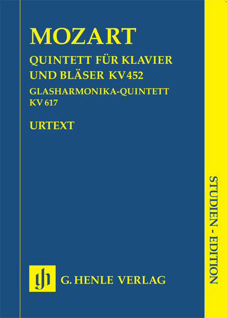Quintette K. 452 pour piano et instruments à cordes et Harmonica Quintette K. 617