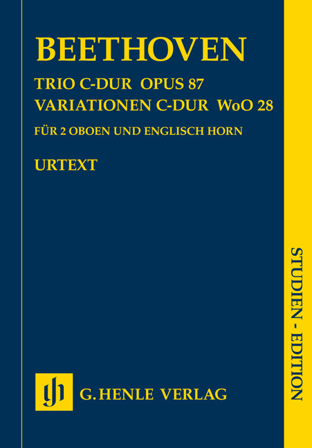 Trio Ut majeur op. 87 • variations Ut majeur WoO 28