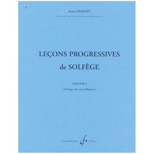 30 Leçons progressives de solfège. Volume 1