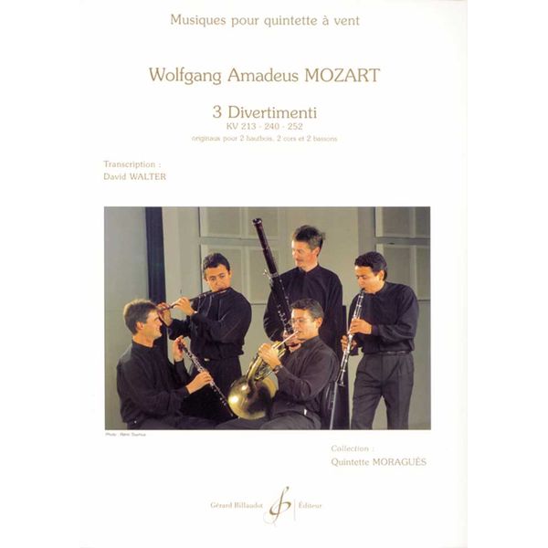 3 divertimenti - kv 213-240-252