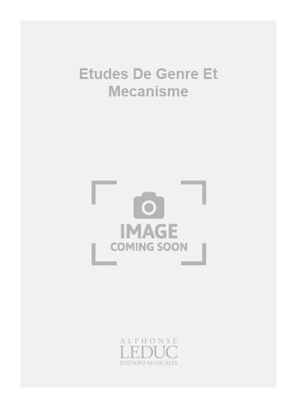 Études De Genre Et De Mécanisme