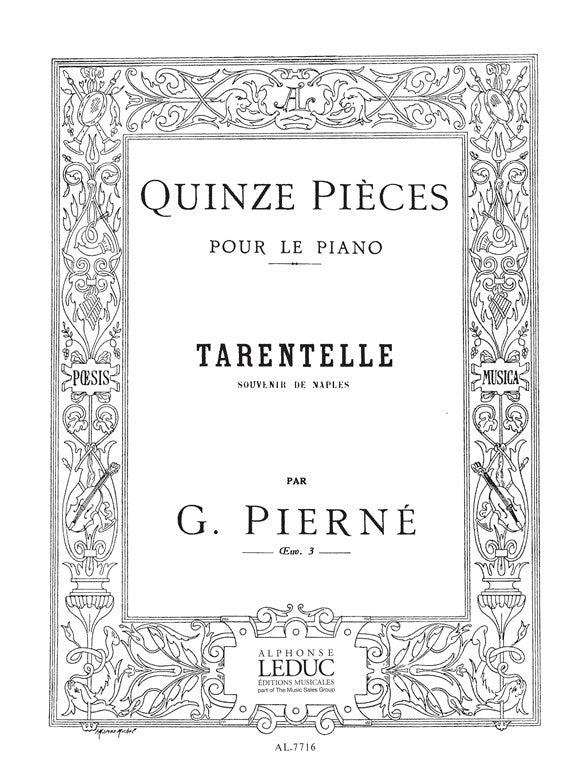 Tarentelle Op.3, n° 15 en la mineur