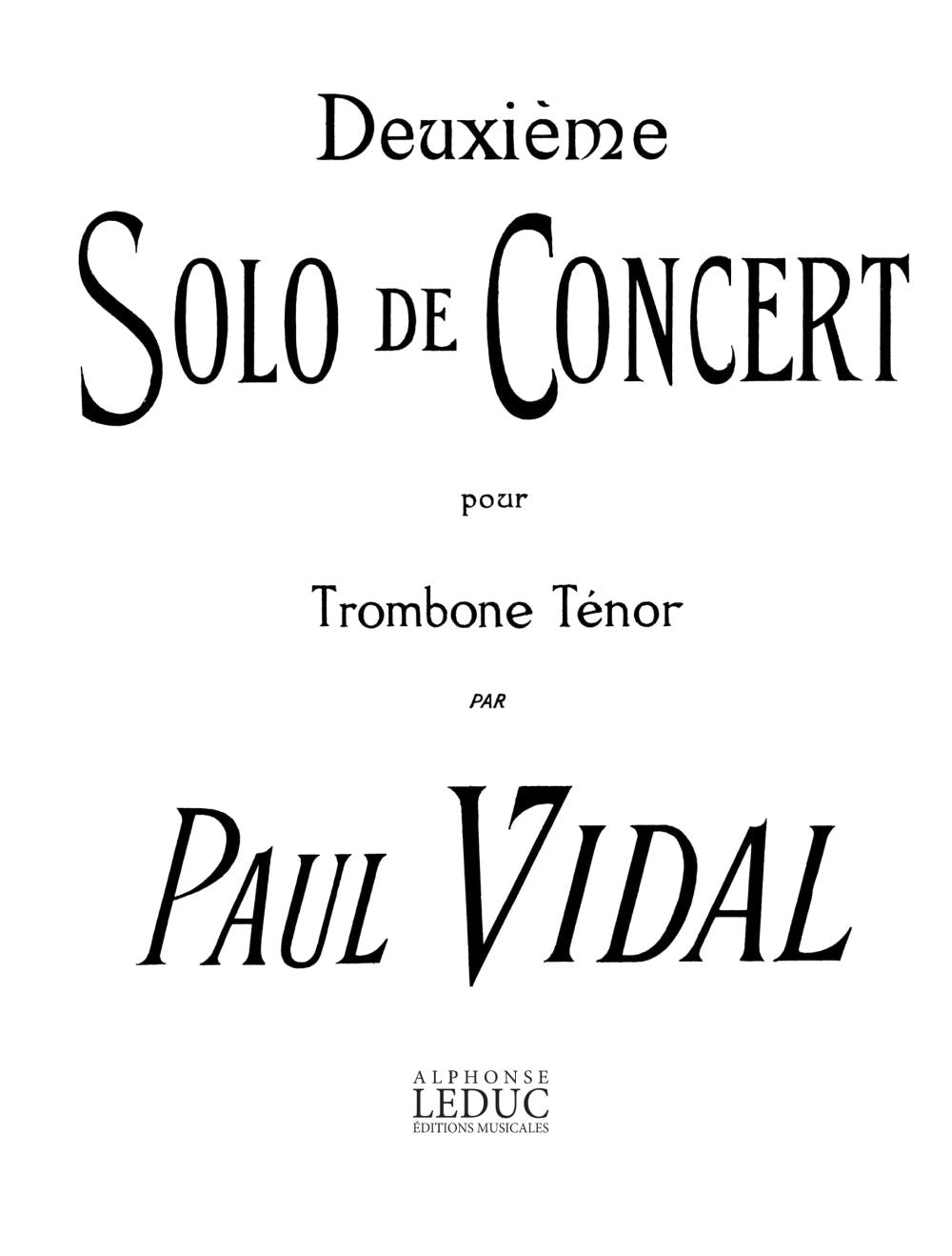2e Solo De Concert