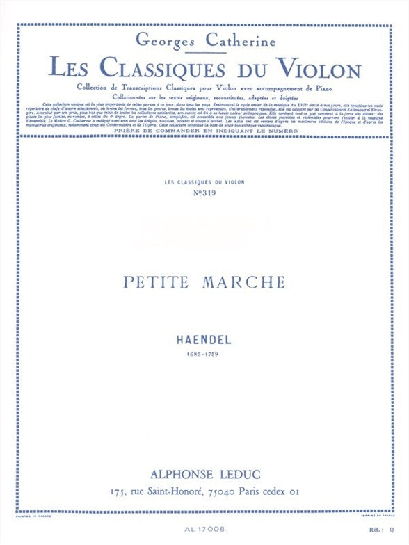 Petite Marche pour violon seul