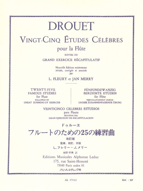 25 Etudes célèbres