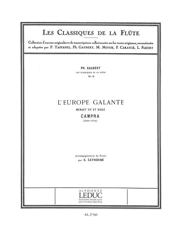 L'Europe Galante - Menuet et Gigue