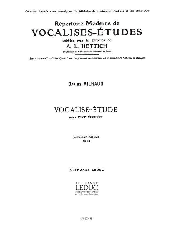 Vocalise-Etude Op.105