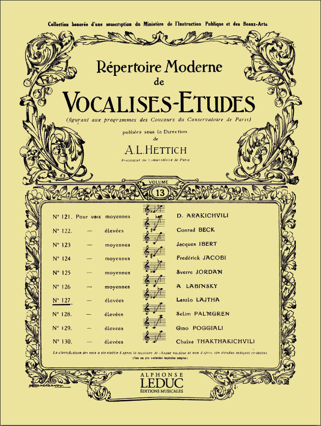Vocalise Etude N0127