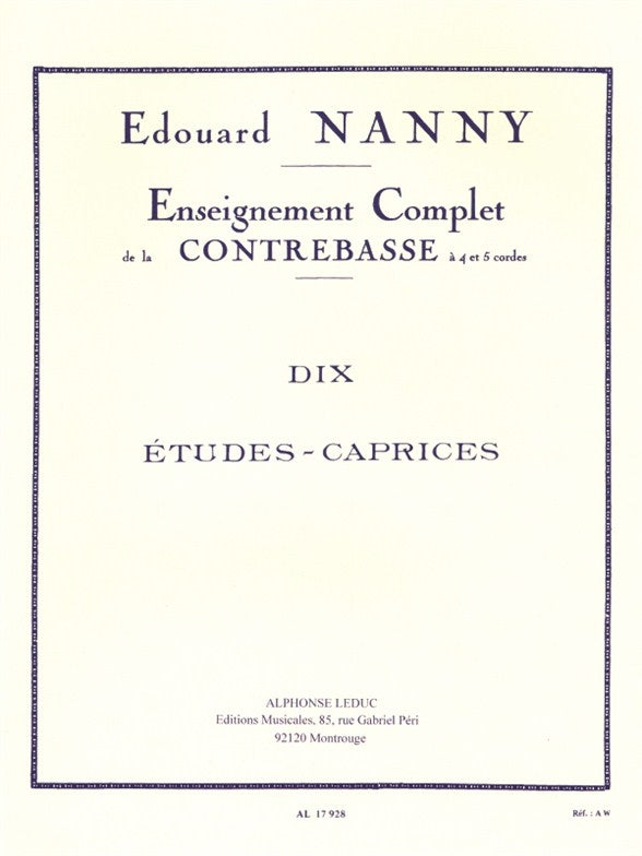 10 Etudes Caprices