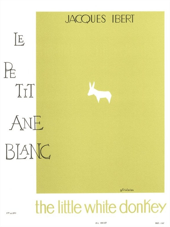 Le Petit Ane Blanc pour flûte et piano