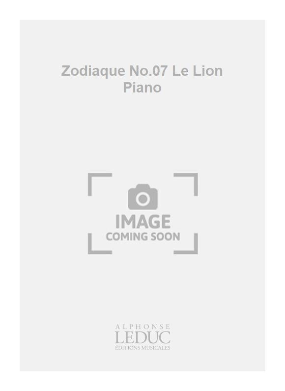 Zodiaque n° 07 Le Lion Piano