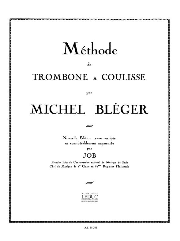 Méthode de Trombone a Coulisse
