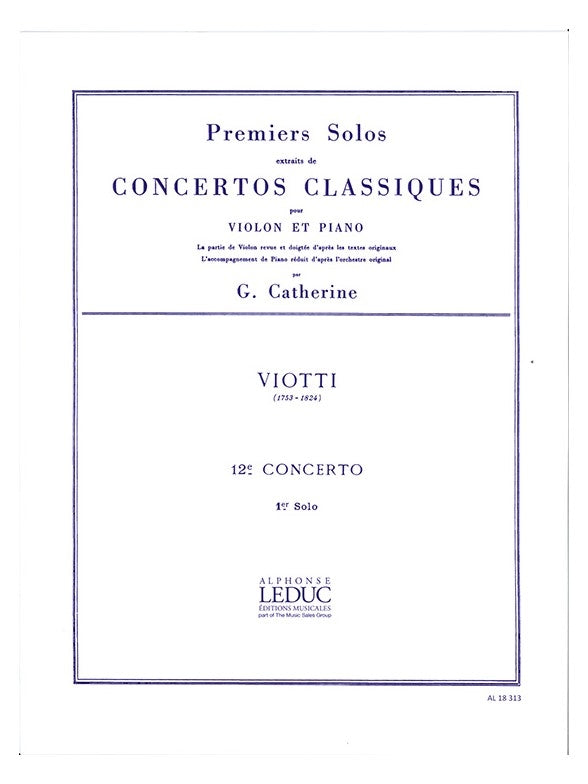 Premiers Solos Concertos Classiques