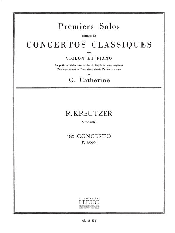 Premiers Solos Concertos Classiques - 18e concerto