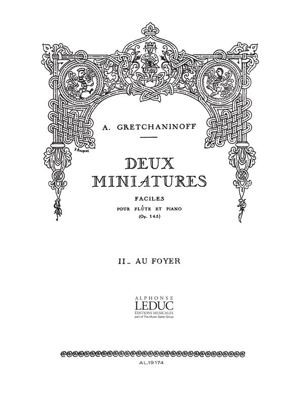 Suite miniature Op.145, n° 8 - Adieux de Manon