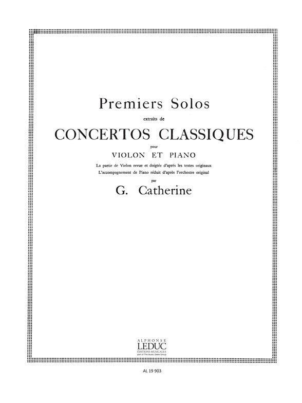 1er Solo Extrait concerto n° 9