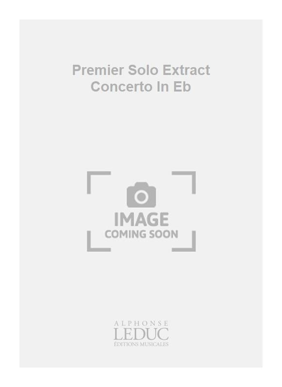 1er Solo Extract Concerto In Eb